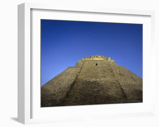 Pyramid, Uxmal, Maya, Mexico-Kenneth Garrett-Framed Photographic Print