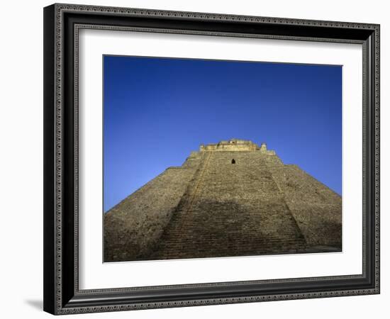 Pyramid, Uxmal, Maya, Mexico-Kenneth Garrett-Framed Photographic Print