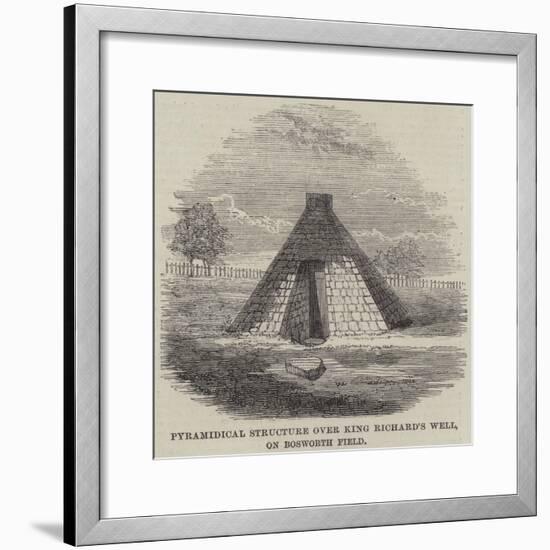 Pyramidical Structure over King Richard's Well, on Bosworth Field-null-Framed Giclee Print