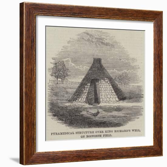 Pyramidical Structure over King Richard's Well, on Bosworth Field-null-Framed Giclee Print