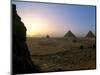 Pyramids at Giza, Menkaure, Khufu, Khafre, Egypt-Kenneth Garrett-Mounted Photographic Print