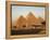 Pyramids at Sunset, Giza, Unesco World Heritage Site, Near Cairo, Egypt, North Africa, Africa-Doug Traverso-Framed Premier Image Canvas