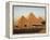 Pyramids at Sunset, Giza, Unesco World Heritage Site, Near Cairo, Egypt, North Africa, Africa-Doug Traverso-Framed Premier Image Canvas