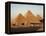 Pyramids at Sunset, Giza, Unesco World Heritage Site, Near Cairo, Egypt, North Africa, Africa-Doug Traverso-Framed Premier Image Canvas