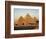 Pyramids at Sunset, Giza, Unesco World Heritage Site, Near Cairo, Egypt, North Africa, Africa-Doug Traverso-Framed Photographic Print