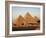 Pyramids at Sunset, Giza, Unesco World Heritage Site, Near Cairo, Egypt, North Africa, Africa-Doug Traverso-Framed Photographic Print