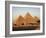 Pyramids at Sunset, Giza, Unesco World Heritage Site, Near Cairo, Egypt, North Africa, Africa-Doug Traverso-Framed Photographic Print