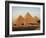 Pyramids at Sunset, Giza, Unesco World Heritage Site, Near Cairo, Egypt, North Africa, Africa-Doug Traverso-Framed Photographic Print