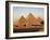 Pyramids at Sunset, Giza, Unesco World Heritage Site, Near Cairo, Egypt, North Africa, Africa-Doug Traverso-Framed Photographic Print