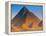 Pyramids, Cairo, Egypt-Peter Adams-Framed Premier Image Canvas