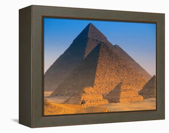 Pyramids, Cairo, Egypt-Peter Adams-Framed Premier Image Canvas