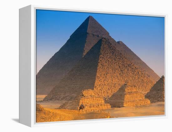 Pyramids, Cairo, Egypt-Peter Adams-Framed Premier Image Canvas