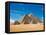 Pyramids, Giza, Cairo, Egypt-Miva Stock-Framed Premier Image Canvas