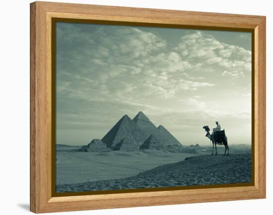 Pyramids, Giza, Egypt-Steve Vidler-Framed Premier Image Canvas