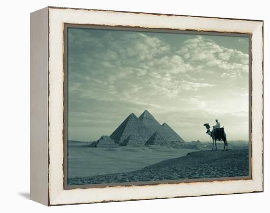 Pyramids, Giza, Egypt-Steve Vidler-Framed Premier Image Canvas