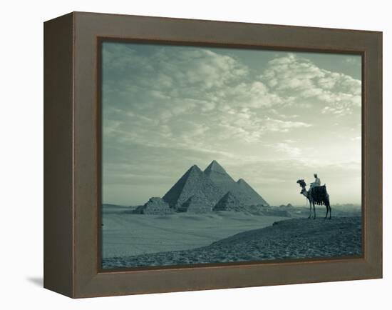 Pyramids, Giza, Egypt-Steve Vidler-Framed Premier Image Canvas