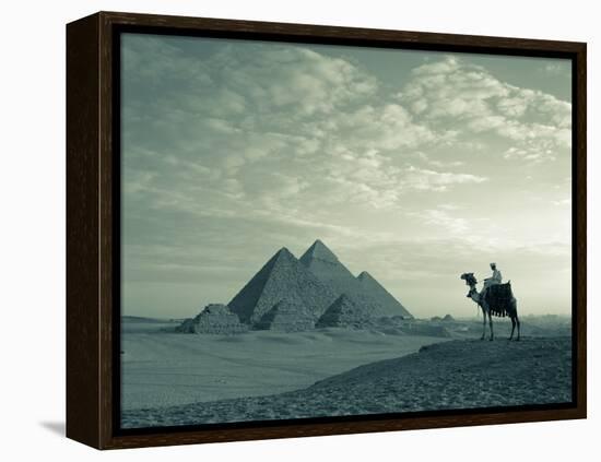 Pyramids, Giza, Egypt-Steve Vidler-Framed Premier Image Canvas