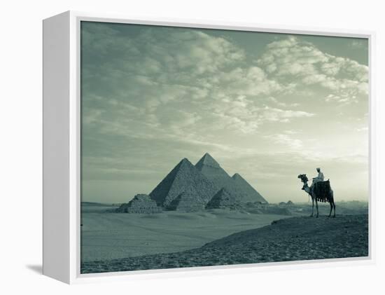 Pyramids, Giza, Egypt-Steve Vidler-Framed Premier Image Canvas