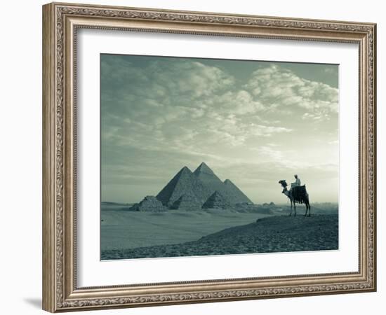 Pyramids, Giza, Egypt-Steve Vidler-Framed Photographic Print