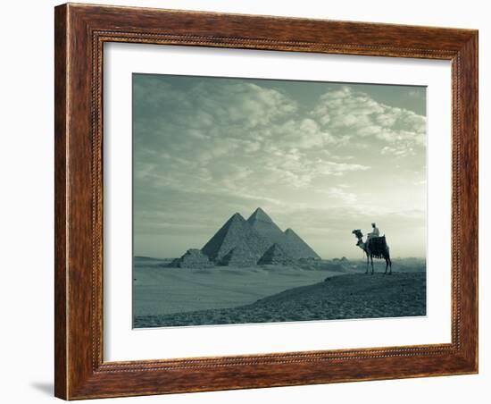 Pyramids, Giza, Egypt-Steve Vidler-Framed Photographic Print