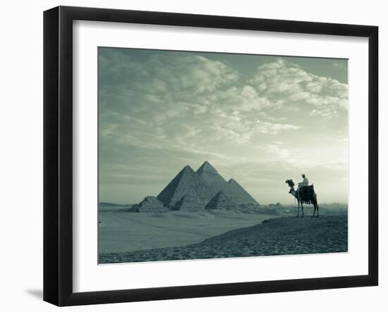 Pyramids, Giza, Egypt-Steve Vidler-Framed Photographic Print