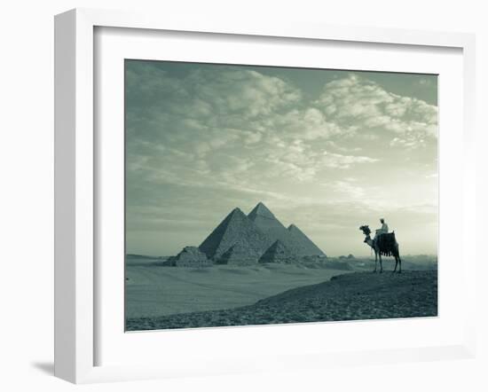 Pyramids, Giza, Egypt-Steve Vidler-Framed Photographic Print