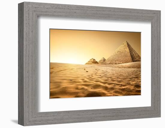 Pyramids in Sand-Givaga-Framed Photographic Print