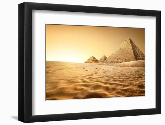 Pyramids in Sand-Givaga-Framed Photographic Print