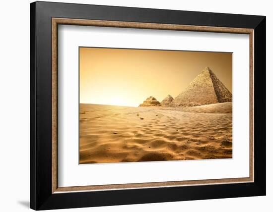Pyramids in Sand-Givaga-Framed Photographic Print