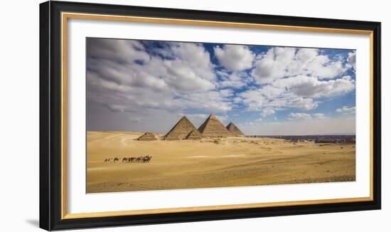 Pyramids of Giza, Giza, Cairo, Egypt-Jon Arnold-Framed Photographic Print