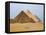 Pyramids of Giza, Giza, UNESCO World Heritage Site, Near Cairo, Egypt, North Africa, Africa-Schlenker Jochen-Framed Premier Image Canvas