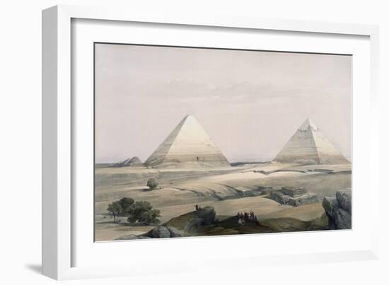 Pyramids of Giza-David Roberts-Framed Giclee Print