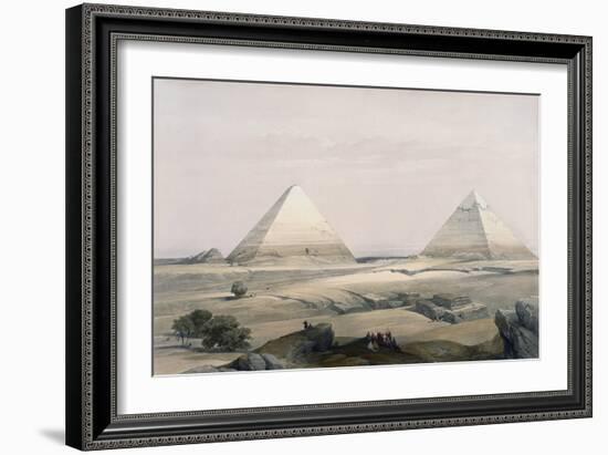 Pyramids of Giza-David Roberts-Framed Giclee Print