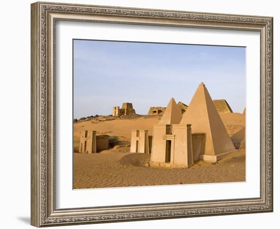 Pyramids of Meroe, Sudan, Africa-De Mann Jean-Pierre-Framed Photographic Print