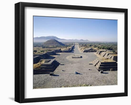 Pyramids of San Juan, Teotihuacan, Mexico-Adina Tovy-Framed Photographic Print