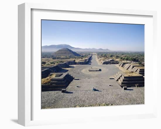 Pyramids of San Juan, Teotihuacan, Mexico-Adina Tovy-Framed Photographic Print