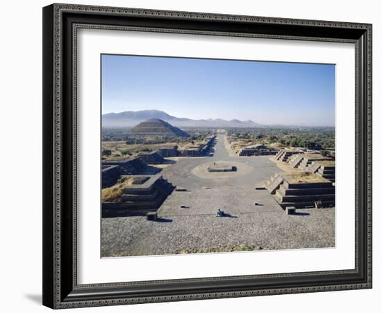 Pyramids of San Juan, Teotihuacan, Mexico-Adina Tovy-Framed Photographic Print