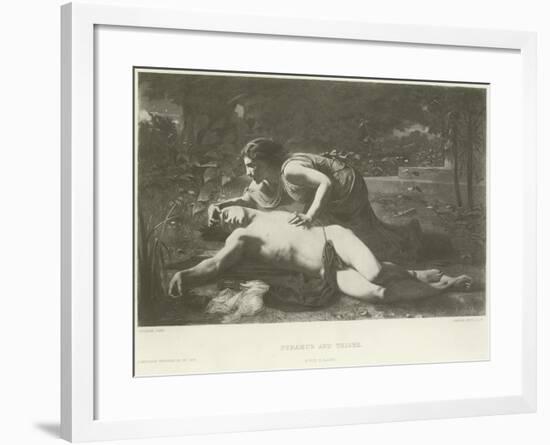 Pyramus and Thisbe-null-Framed Giclee Print