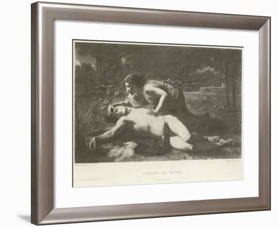 Pyramus and Thisbe-null-Framed Giclee Print