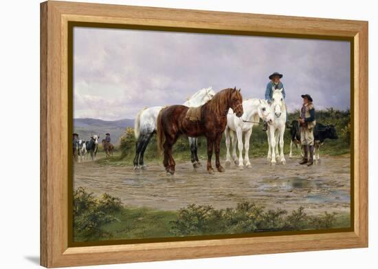 Pyrenees Farmers Market Bound, 1884-Rosa Bonheur-Framed Premier Image Canvas