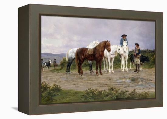 Pyrenees Farmers Market Bound, 1884-Rosa Bonheur-Framed Premier Image Canvas