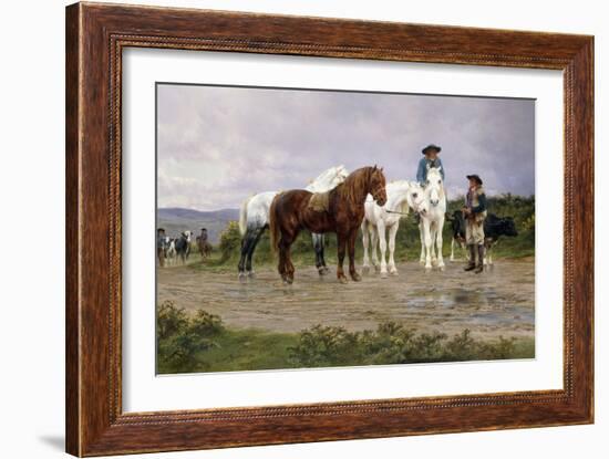 Pyrenees Farmers Market Bound, 1884-Rosa Bonheur-Framed Giclee Print