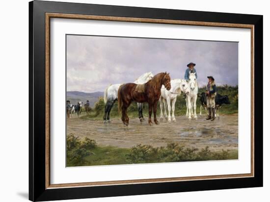 Pyrenees Farmers Market Bound, 1884-Rosa Bonheur-Framed Giclee Print