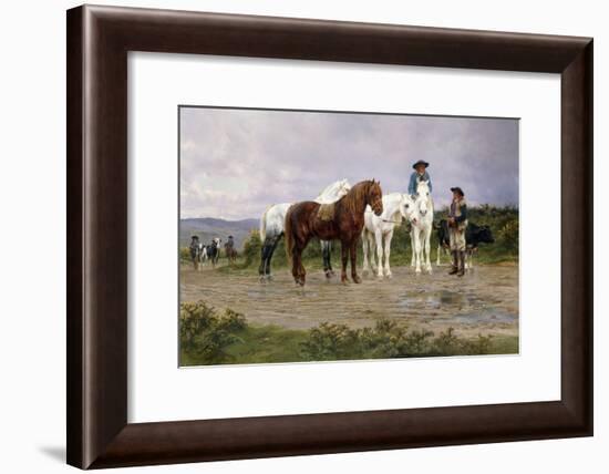 Pyrenees Farmers Market Bound-Rosa Bonheur-Framed Giclee Print