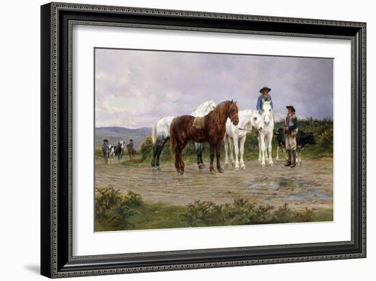 Pyrenees Farmers Market Bound-Rosa Bonheur-Framed Giclee Print