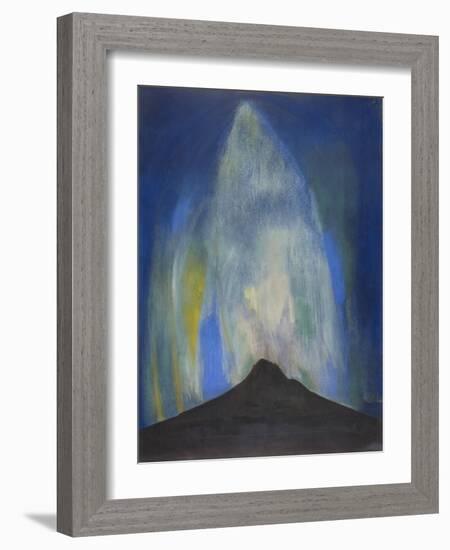 Pyrotechnic Fires, 1919 (Pastel on Paper)-Joseph Stella-Framed Giclee Print