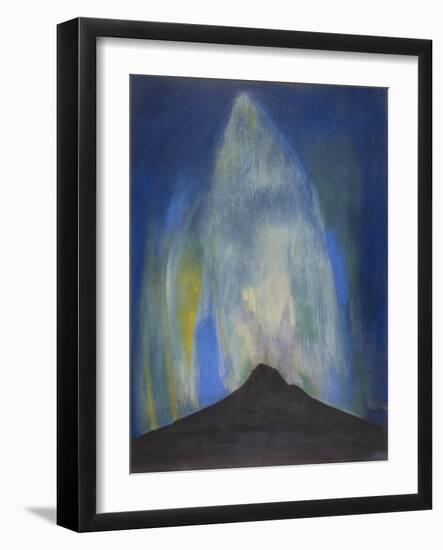 Pyrotechnic Fires, 1919 (Pastel on Paper)-Joseph Stella-Framed Giclee Print