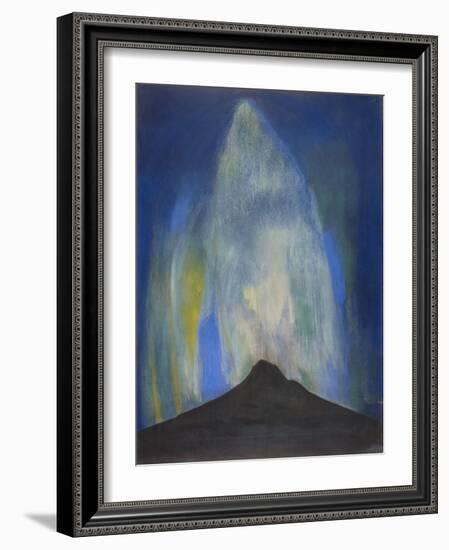 Pyrotechnic Fires, 1919 (Pastel on Paper)-Joseph Stella-Framed Giclee Print