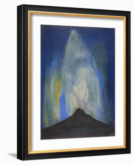 Pyrotechnic Fires, 1919 (Pastel on Paper)-Joseph Stella-Framed Giclee Print