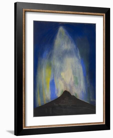 Pyrotechnic Fires, 1919 (Pastel on Paper)-Joseph Stella-Framed Giclee Print